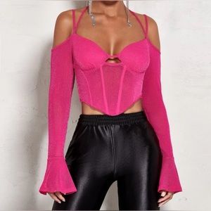 Hot Pink Crop Top